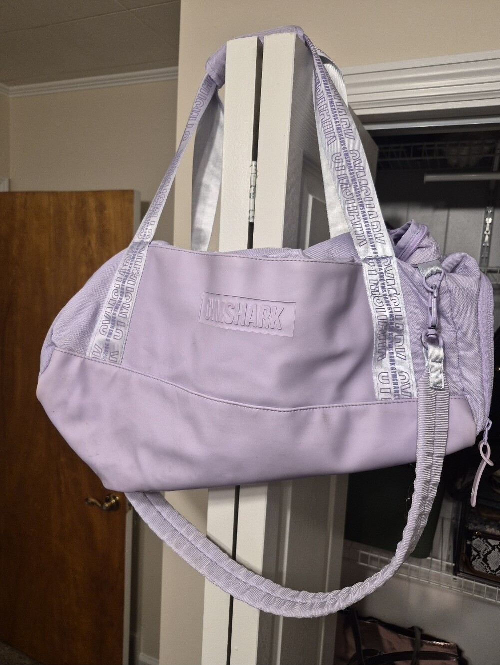 Gymshark Lavender Duffel Gym Bag